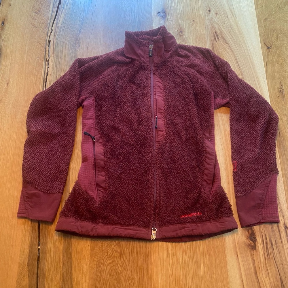 Patagonia Women's Deep Burgundy Full-Zip Fleece Jacket